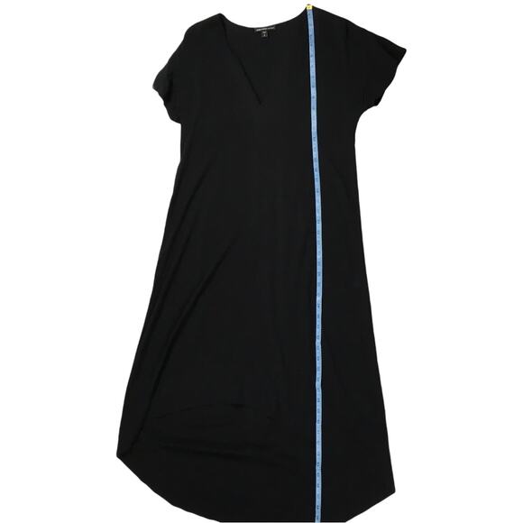 James Perse Maxi Dress High-Low Casual‎ Little Black Dress V-Neck Women's 0 XS - Picture 5 of 10